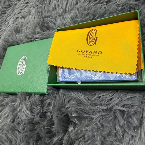 Goyard Green Key & Card Holder